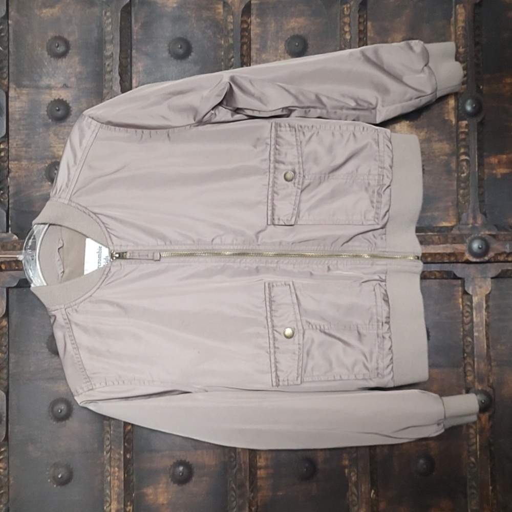 Abercrombie Satin Jacket - Picture 1 of 16